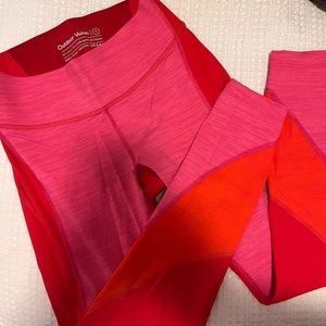 Outdoor Voices brand new pink/red/orange set